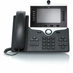 Cisco 8845 IP Phone - Refurbished - Corded - Corded - Bluetooth - Wall Mountable, Tabletop - Charcoal - TAA Compliant