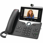 Cisco 8845 IP Phone - Refurbished - Corded - Corded - Bluetooth - Wall Mountable, Tabletop - Charcoal - TAA Compliant