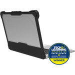 MAXCases Extreme Shell-L Case for HP G7/G6 Chromebook Clamshell 14" - Black/Clear PC
