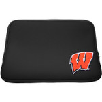 Centon Laptop Sleeve for 13.3" Notebook - Black - University of Wisconsin