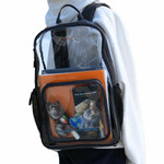 Higher Ground Safe N' Clear Backpack for 14" to 15" Notebook - Clear