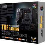 ASUS TUF GAMING X570-PLUS (WI-FI) Desktop Motherboard - AMD X570 Chipset - Socket AM4 - ATX