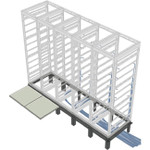 Middle Atlantic RIB-1-DRK-42 Riser Base