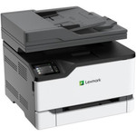 Lexmark MC3426i Wireless Laser Multifunction Printer-Color-Copier/Scanner-26 ppm Mono/26 ppm Color Print-600x600 Print-Automatic Duplex Print-75000 Pages Monthly-251 sheets Input-Color Scanner-600 Optical Scan-Gigabit Ethernet Ethernet-Wireless LAN