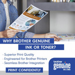 Brother Genuine TN225M High Yield Magenta Toner Cartridge