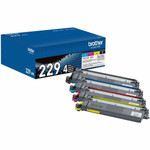 Brother Genuine TN2294PK Standard Yield Toner Cartridge Multipack (Includes 1 cartridge each of Black, Cyan, Magenta, and Yellow Toner)