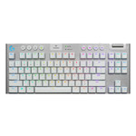 Logitech G915 TKL Wireless Gaming Keyboard with Tactile Switches - White