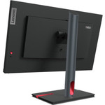 Lenovo ThinkVision P24h-30 24" Class WQHD LCD Monitor - 16:9 - Raven Black