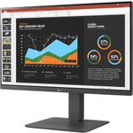 LG 24BR550Y-C 24" Class Full HD LCD Monitor - 16:9 - Charcoal, Black