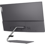 Lenovo Q24h-10 24" Class WQHD LCD Monitor - 16:9 - Gray