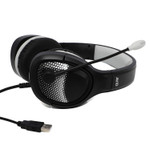 AVID AE-79 Wired USB Headset with Mic - Black