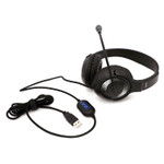 AVID Products AE-55 USB Audio Headset with 270 Degree Rotating Adjustable Boom Microphone - Black