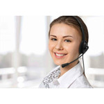 Manhattan Stereo On-Ear Headset (USB), Microphone Boom, Retail Box Packaging, Adjustable Headband, Ear Cushion, 1x USB-A for both sound and mic use, cable 1.5m, Three Year Warranty