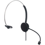 Manhattan Mono On-Ear Headset (USB), Microphone Boom (padded), Retail Box Packaging, Adjustable Headband, In-Line Volume Control, Ear Cushion, USB-A for both sound and mic use, cable 1.5m, Three Year Warranty