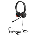 Jabra Evolve 20 SE Headset - USB-A - Microsoft Teams - Stereo - Leatherette Ear Cushion