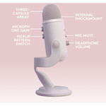 Blue Yeti 988-000529 Wired Microphone - White Mist