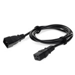 AddOn Power Cord - 6ft - C19 Female to C20 Male - 16AWG - 100-250V at 10A - Black