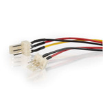 C2G 4 Inch 3-pin Fan Power Y-Cable