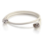 C2G 10 ft 18AWG Power Cord (IEC320C14 to IEC320C13) - White