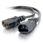 C2G 1ft 16 AWG 250 Volt Computer Power Extension Cord (IEC320C14 to IEC320C13) (TAA Compliant)