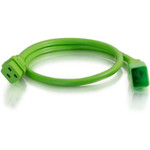 C2G Power Cord - 3ft - 12AWG - C20 to C19 - Green