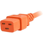 C2G Power Cord - 4ft - 12AWG - C20 to C19 - Orange