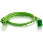 C2G Power Cord - 1ft - 12AWG - C20 to C19 - Green