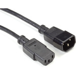 Black Box Extension Power Cord - 2ft - IEC C13 to IEC C14