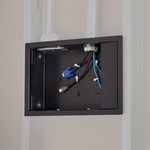 Chief Proximity In-Wall Storage Box with Flange - For Flat Panel Displays - Black