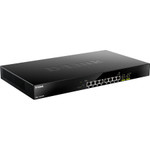 D-Link 8-Port Multi-Gigabit Ethernet Smart Managed PoE Switch with 2 10GbE SFP+ Ports