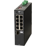 Omnitron Systems RuggedNet Unmanaged Ruggedized Industrial Gigabit, SFP, RJ-45, Ethernet Fiber Switch