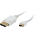 Comprehensive Mini DisplayPort Male to DisplayPort Male Cable 15ft