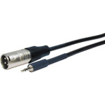 Comprehensive Standard Series XLR Plug to Stereo 3.5mm Mini Plug Audio Cable 25ft
