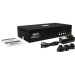 Tripp Lite Secure KVM Switch, 4-Port, Dual Head, DVI to DVI, NIAP PP4.0, Audio, TAA