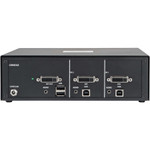 Tripp Lite Secure KVM Switch 2-Port DVI to DVI NIAP PP3.0 Certified Audio Single Monitor TAA
