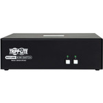 Tripp Lite Secure KVM Switch 2-Port Dual-Monitor DisplayPort 4K NIAP PP3.0 Audio TAA