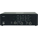 Tripp Lite Secure KVM Switch 2-Port Dual-Monitor DisplayPort 4K NIAP PP3.0 Audio TAA