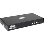 Tripp Lite Secure KVM Switch 4-Port DVI to DVI NIAP PP3.0 Certified Audio CAC Support Single Monitor TAA