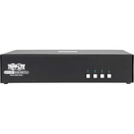 Tripp Lite Secure KVM Switch 4-Port Dual Monitor DVI to DVI NIAP PP3.0 Certified Audio