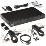 Tripp Lite 8-Port HDMI/USB KVM Switch with Audio/Video and USB Peripheral Sharing 1U Rack-Mount
