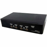 StarTech.com 4 Port USB DisplayPort KVM Switch with Audio