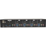 Tripp Lite 4-Port DisplayPort KVM Switch w/Audio, Cables and USB 3.0 SuperSpeed Hub