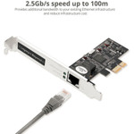 SIIG Single 2.5G 4-Speed Multi Gigabit Ethernet PCIe Card