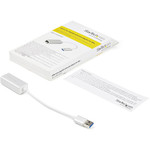 StarTech.com USB 3.0 to Gigabit Network Adapter - Silver - Sleek Aluminum Design Ideal for MacBook - Chromebook or Tablet