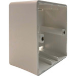 Tripp Lite Single-Gang Surface Mounting Box, European Style, 81 x 81 x 45 mm, White