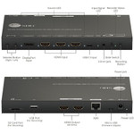 SIIG 5x3 Multi-Format 4K 60Hz Presentation Switcher & Recorder 230ft - TAA Compliant