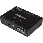 StarTech.com 2x1 VGA + HDMI to VGA Converter Switch w/ Priority Switching &acirc;&euro;" 1080p