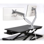 Kensington SmartFit Mounting Arm for Monitor - Silver Gray