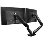 StarTech.com Dual Monitor Arm, USB Hub and Audio Ports in Base, Monitors up to 32" (17.6lb/8kg), VESA Monitor Stand Desk Mount