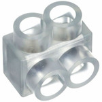 Panduit PCSB2/0-2S-6 Pan-Lug PCSB2/0-2S-6 Multi-Tap Mech Con, Single Sided, 2/0, Tin Plt Al, PK6